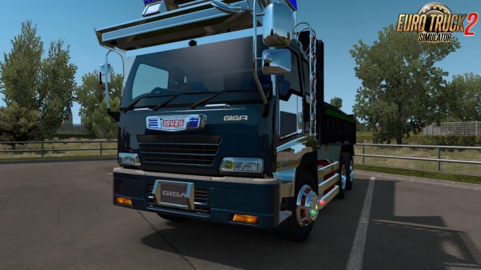 Mod Truck Isuzu 810 CXZ v1 ETS2: Upgrade Truk Anda