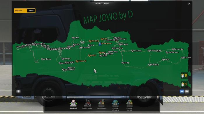 Map Jabar ETS2 Indonesia: Jelajahi Jawa Barat dengan Peta Terbaru